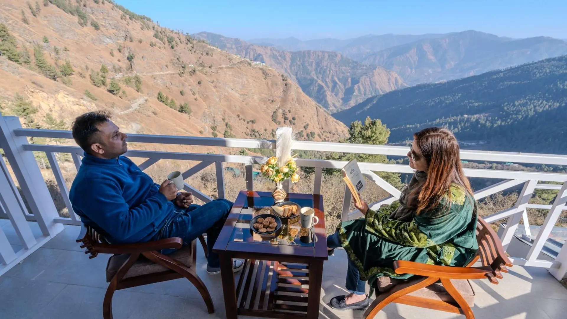 Saffronstays Alpine Blue-6 Bhk Villa With Private Deck And Valley Views From Each Room Shimla 0*,  India
