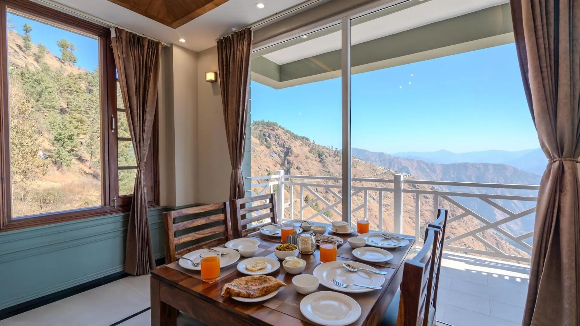 Saffronstays Alpine Blue-6 Bhk Villa With Private Deck And Valley Views From Each Room Shimla 0*,  India